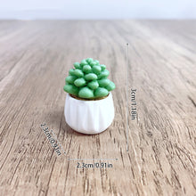 Load image into Gallery viewer, Car Decoration Mini Resin Simulation Cactus Succulent For Home Office Desktop Computer Crafts Couple Small Gifts Toy
