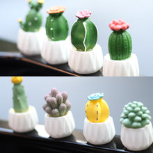 Load image into Gallery viewer, Car Decoration Mini Resin Simulation Cactus Succulent For Home Office Desktop Computer Crafts Couple Small Gifts Toy
