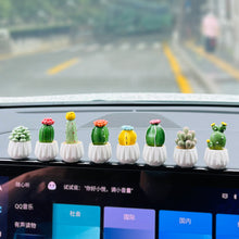 Load image into Gallery viewer, Car Decoration Mini Resin Simulation Cactus Succulent For Home Office Desktop Computer Crafts Couple Small Gifts Toy
