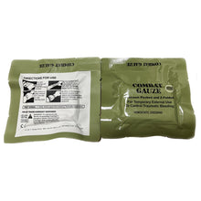 Load image into Gallery viewer, Hemostatic Kaolin Gauze Combat Emergency Trauma Z-Folded Soluble For Ifak Tactical Outdoor First Aid Kit Medical Wound Dressing
