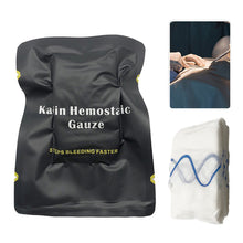 Load image into Gallery viewer, Hemostatic Kaolin Gauze Combat Emergency Trauma Z-Folded Soluble For Ifak Tactical Outdoor First Aid Kit Medical Wound Dressing
