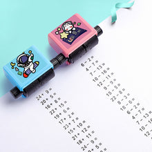 Load image into Gallery viewer, Math Stamp Roller Addition Subtraction Multiplication Division Practice Mathematical Operation Math Stamp Teaching Supplies
