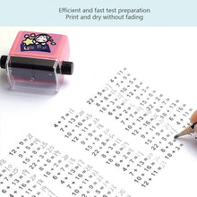 Load image into Gallery viewer, Math Stamp Roller Addition Subtraction Multiplication Division Practice Mathematical Operation Math Stamp Teaching Supplies

