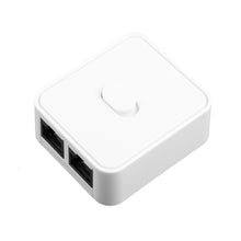Load image into Gallery viewer, 2 Port 1000Mbps Gigabit Network Switch RJ45 Switch Network Splitter Cable Extender Selector Power Free 2 Way adapter Connector
