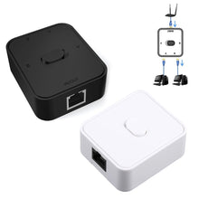 Load image into Gallery viewer, 2 Port 1000Mbps Gigabit Network Switch RJ45 Switch Network Splitter Cable Extender Selector Power Free 2 Way adapter Connector
