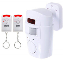 Load image into Gallery viewer, Home Security PIR Alert Infrared Sensor Alarm System Anti-theft Human Motion Detector 105DB Siren With 2pcs Remote Controller
