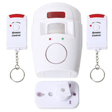 Load image into Gallery viewer, Home Security PIR Alert Infrared Sensor Alarm System Anti-theft Human Motion Detector 105DB Siren With 2pcs Remote Controller
