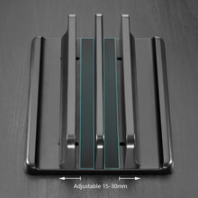 Load image into Gallery viewer, Vaydeer Plastic Vertical Laptop Stand Holder Adjustable Desktop Notebook Dock Space-Saving 3 In 1 computer stand
