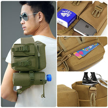 Load image into Gallery viewer, Water-resistant Nylon Fanny Pack Men Tactical Military Waist Bag Water Bottle Pouch Hiking Outdoor Camping Bum Belt Bum Sport Chest Bags
