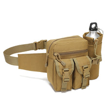 Load image into Gallery viewer, Water-resistant Nylon Fanny Pack Men Tactical Military Waist Bag Water Bottle Pouch Hiking Outdoor Camping Bum Belt Bum Sport Chest Bags
