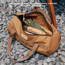 Load image into Gallery viewer, Camping Tent Ground Nail Bag Cylindrical Storage Backpack Portable Miscellaneous Pouch Outdoor Storage Toolkit Hiking Accessorie
