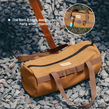 Load image into Gallery viewer, Camping Tent Ground Nail Bag Cylindrical Storage Backpack Portable Miscellaneous Pouch Outdoor Storage Toolkit Hiking Accessorie
