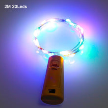 Load image into Gallery viewer, Bar LED Wine Bottle Cork 2M String Lights Christmas Decoration Led Lamp Bottle Fairy Lights Holiday Copper Wire Lights String
