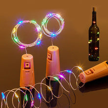 Load image into Gallery viewer, Bar LED Wine Bottle Cork 2M String Lights Christmas Decoration Led Lamp Bottle Fairy Lights Holiday Copper Wire Lights String
