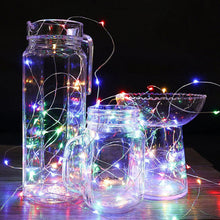 Load image into Gallery viewer, 5Pcs/Pack Mini Fairy Lights Copper With 3 Speed Modes for Christmas Decorations Wedding Party Bouquet Decoration LED String Fairy Lights
