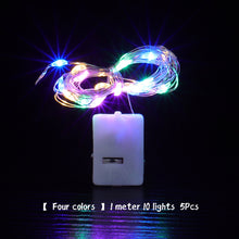Load image into Gallery viewer, 5Pcs/Pack Mini Fairy Lights Copper With 3 Speed Modes for Christmas Decorations Wedding Party Bouquet Decoration LED String Fairy Lights
