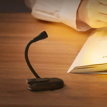 Load image into Gallery viewer, Table Lamp Rechargable Reading Desk Lamp With Clip Book Night Light LED Touch 3 Light Colors Dimming Eye Protection Bedroom Reading Lamp
