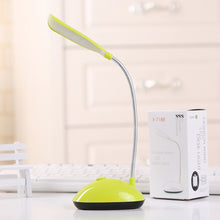 Load image into Gallery viewer, LED Eye Protection Book Night Light Adjustable Angle Mini Clip-On Study Desk Lamp Battery Powered Flexible for Travel Bedroom Reading
