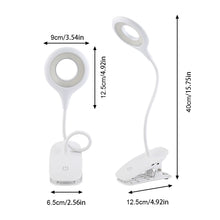 Load image into Gallery viewer, Table Lamp USB Reading Desk Lamp With Clip Book Night Light LED Touch 3 Modes Dimming Eye Protection Bedroom Reading Lamp
