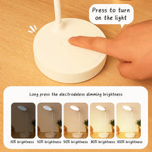 Load image into Gallery viewer, Dimmable LED Desk Lamp Touch Table Lamp USB Plug-in Night Light Touch 3 Gear Dimming Portable Book Reading Lamp
