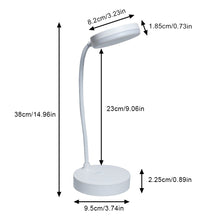 Load image into Gallery viewer, Dimmable LED Desk Lamp Touch Table Lamp USB Plug-in Night Light Touch 3 Gear Dimming Portable Book Reading Lamp
