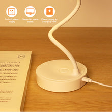 Load image into Gallery viewer, Dimmable LED Desk Lamp Touch Table Lamp USB Plug-in Night Light Touch 3 Gear Dimming Portable Book Reading Lamp
