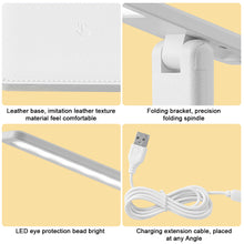 Load image into Gallery viewer, Dimmable LED Desk Lamp Touch Table Lamp USB Plug-in Night Light Touch 3 Gear Dimming Portable Book Reading Lamp
