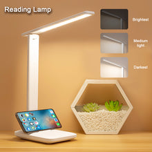Load image into Gallery viewer, Dimmable LED Desk Lamp Touch Table Lamp USB Plug-in Night Light Touch 3 Gear Dimming Portable Book Reading Lamp
