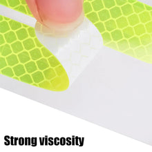 Load image into Gallery viewer, 10Pcs Reflective Motorcycle Helmet Warning Stickers for Night Safety Driving Accessories Fluorescent Decorative Bicycle Car Decals
