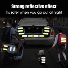 Load image into Gallery viewer, 10Pcs Reflective Motorcycle Helmet Warning Stickers for Night Safety Driving Accessories Fluorescent Decorative Bicycle Car Decals
