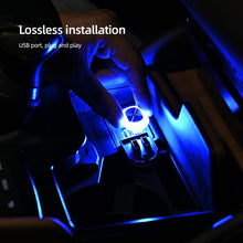 Load image into Gallery viewer, Car LED USB Lights Atmosphere Light Decorative Lamp For Party Ambient Modeling Automotive Portable Plug Play Auto Interior Lights
