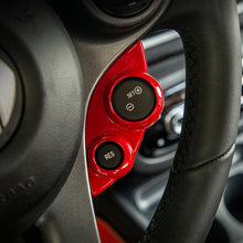 Load image into Gallery viewer, Pair Car Steering Wheel Button Cover Decoration Frame Accessories Modification Supplies For Mercedes Smart 453 Fortow Forfour
