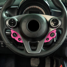 Load image into Gallery viewer, Pair Car Steering Wheel Button Cover Decoration Frame Accessories Modification Supplies For Mercedes Smart 453 Fortow Forfour
