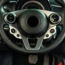 Load image into Gallery viewer, Pair Car Steering Wheel Button Cover Decoration Frame Accessories Modification Supplies For Mercedes Smart 453 Fortow Forfour
