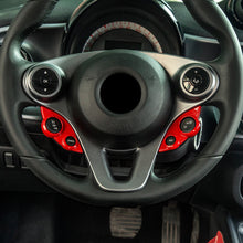 Load image into Gallery viewer, Pair Car Steering Wheel Button Cover Decoration Frame Accessories Modification Supplies For Mercedes Smart 453 Fortow Forfour
