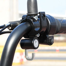 Load image into Gallery viewer, Metal Motorcycle Helmet Lock with Mirror Bracket Bike Handlebar Helmet Anti-theft Safety Lock Hooks Accessories Two Keys
