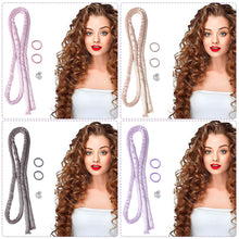Load image into Gallery viewer, Heatless Curling Rod Headband Lazy Hair Curlers No Heat Hair Rollers Curls Sleeping Soft Flexi Rods Hair Styling Tools
