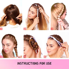 Load image into Gallery viewer, Heatless Curling Rod Headband Lazy Hair Curlers No Heat Hair Rollers Curls Sleeping Soft Flexi Rods Hair Styling Tools
