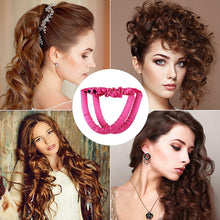 Load image into Gallery viewer, No Heat Curling Iron EVA Rubber Curling Iron Big Wave Curling Button Hairdresser Lazy Sleep Curling Iron Rod
