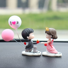 Load image into Gallery viewer, Car Interior Cartoon Couples Ornaments Action Figurines Car Center Console Decoration Ornaments Anime Dashboard Decoration Gifts
