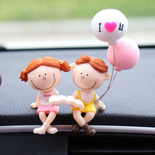 Load image into Gallery viewer, Car Interior Cartoon Couples Ornaments Action Figurines Car Center Console Decoration Ornaments Anime Dashboard Decoration Gifts
