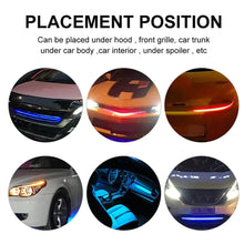 Load image into Gallery viewer, DC 12V Car LED RGB Lights Scanner Knight Rider Strobe Flash Light Strip With Remote Control Car Decorative Lamps
