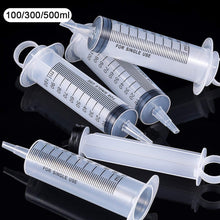 Load image into Gallery viewer, 100/300/550ml Large Capacity Syringes Oil Pump With 50cm Hose Pet Feeding Measuring Pump Hydroponics Nutrient Big Syringe
