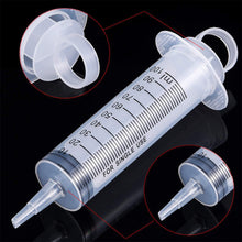 Load image into Gallery viewer, 100/300/550ml Large Capacity Syringes Oil Pump With 50cm Hose Pet Feeding Measuring Pump Hydroponics Nutrient Big Syringe
