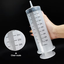 Load image into Gallery viewer, 100/300/550ml Large Capacity Syringes Oil Pump With 50cm Hose Pet Feeding Measuring Pump Hydroponics Nutrient Big Syringe
