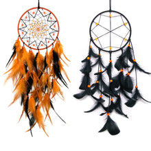 Load image into Gallery viewer, Night Glory Dream Catcher Wall Decor Halloween Catcher Handmade Dream Catcher for Girls Boy Kids Bedroom Wall Hanging Living Room Wedding
