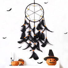 Load image into Gallery viewer, Night Glory Dream Catcher Wall Decor Halloween Catcher Handmade Dream Catcher for Girls Boy Kids Bedroom Wall Hanging Living Room Wedding
