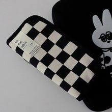 Load image into Gallery viewer, Large Capacity Pencil Case Simple Checkerboard Lattice Pencil Bag Stationery Student Canvas Estuche Multifuncional Lapices
