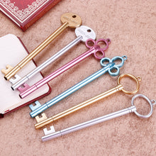 Load image into Gallery viewer, Key Shape Gel Pen Black Ink Stationery Sign Write Tool School Office Stationery Supplies
