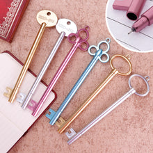 Load image into Gallery viewer, Key Shape Gel Pen Black Ink Stationery Sign Write Tool School Office Stationery Supplies
